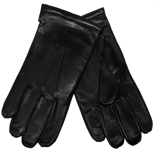 Grandoe Smartouch leather Cashmere Lined luxurious Comfort Gloves, Black Small, - Deals Avenue