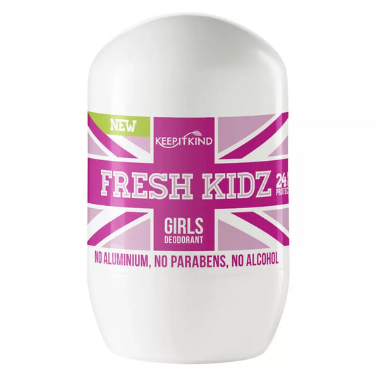 Fresh Kidz Girls Pink Deodorant Natural Roll On Deodorant 1.86 Fl Oz - Deals Avenue