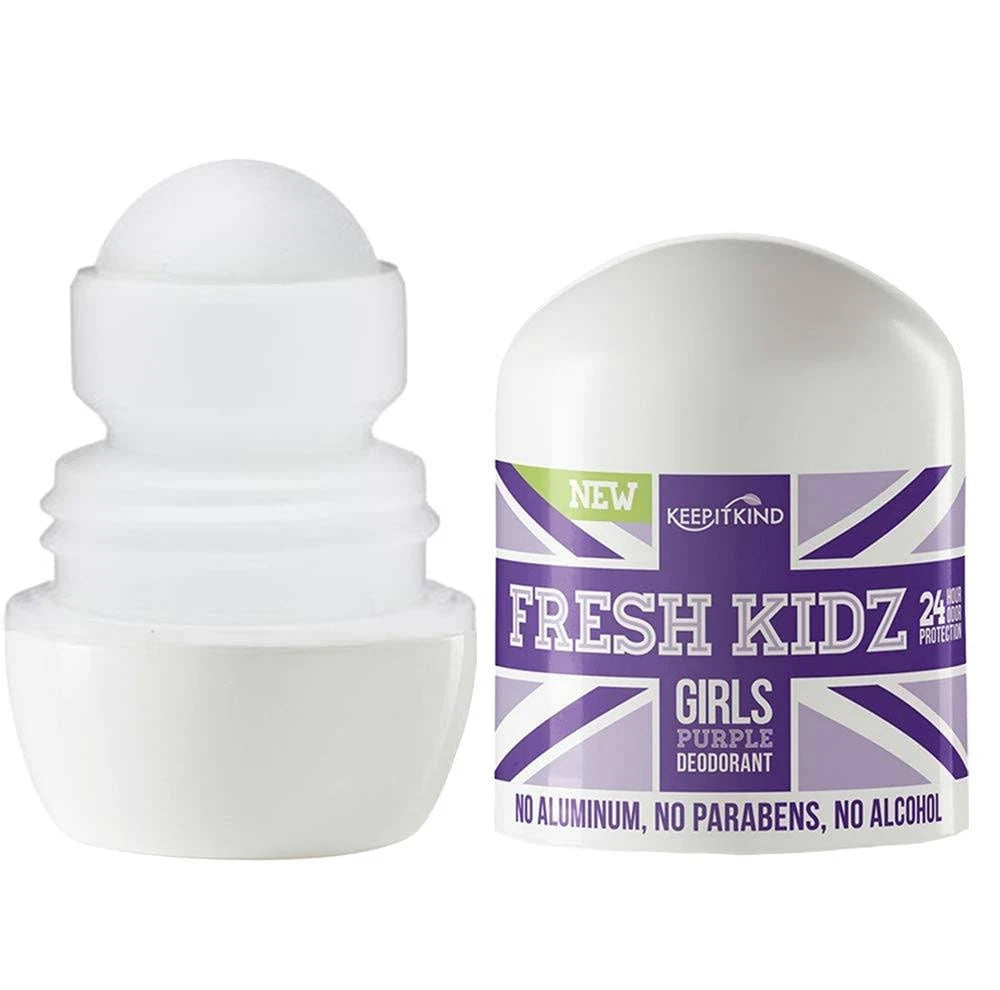 Copy of Fresh Kidz Girls Purple Deodorant Natural Roll On Deodorant 1.86 Fl Oz - Deals Avenue